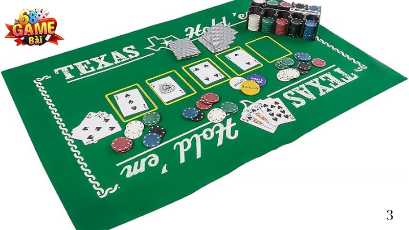 Các bộ bài từ thấp đến cao trong Poker Texas Hold’em