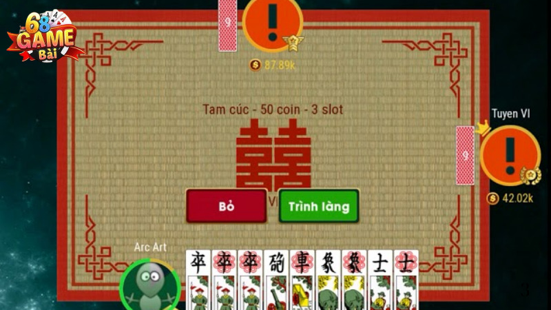 Chi tiết về luật chơi bài Tam Cúc online 68gamebai